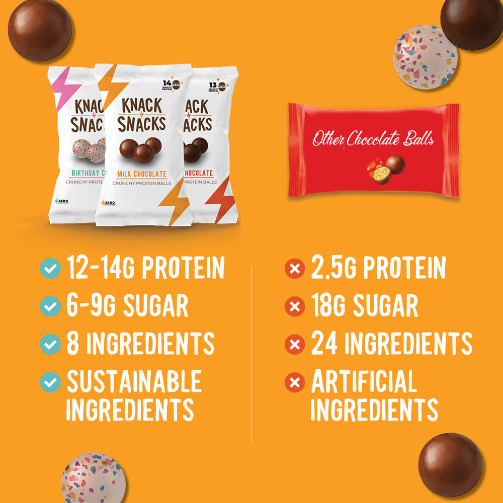 Save a Snack Bulk Pack (30-pack) Crunchy Protein Balls