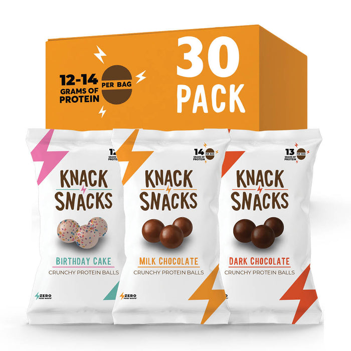 Save a Snack Bulk Pack (30-pack) Crunchy Protein Balls