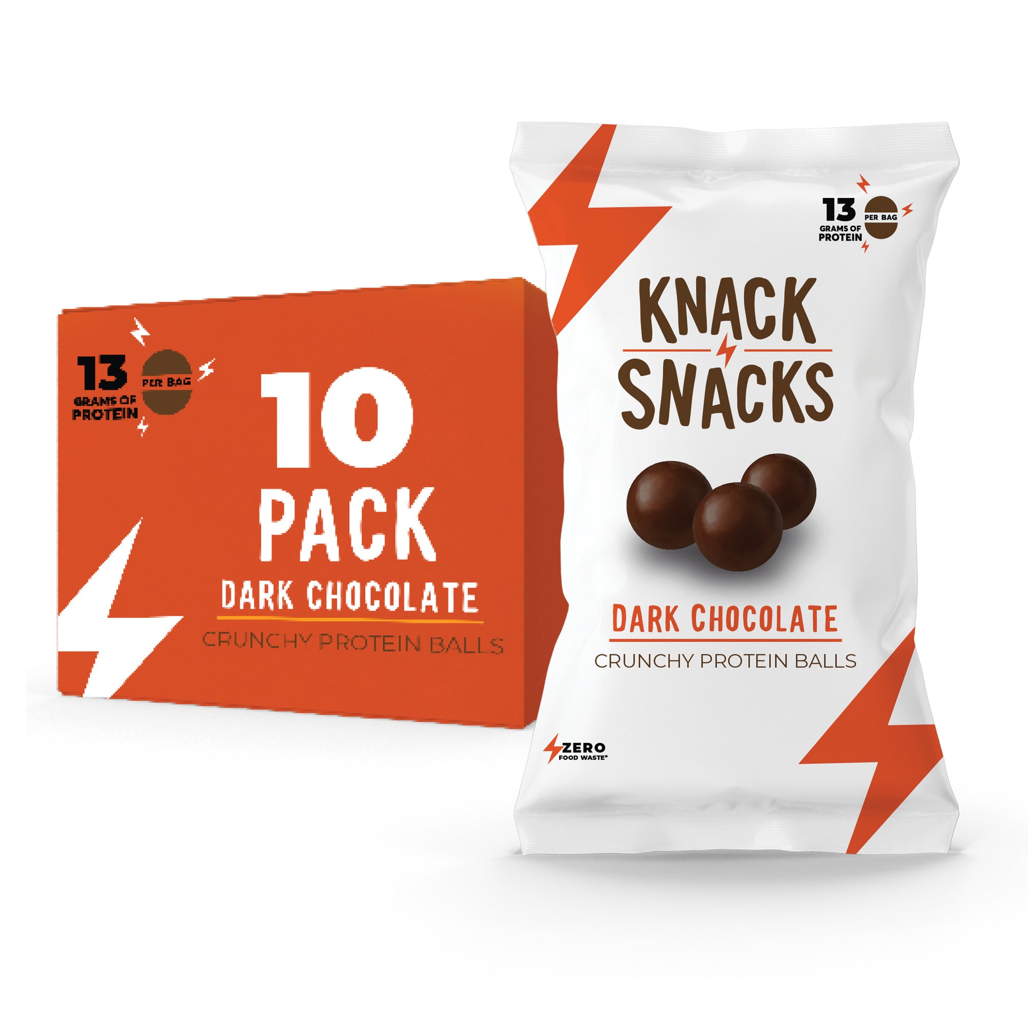 Dark Chocolate Crunchy Protein Balls (10 Pack)