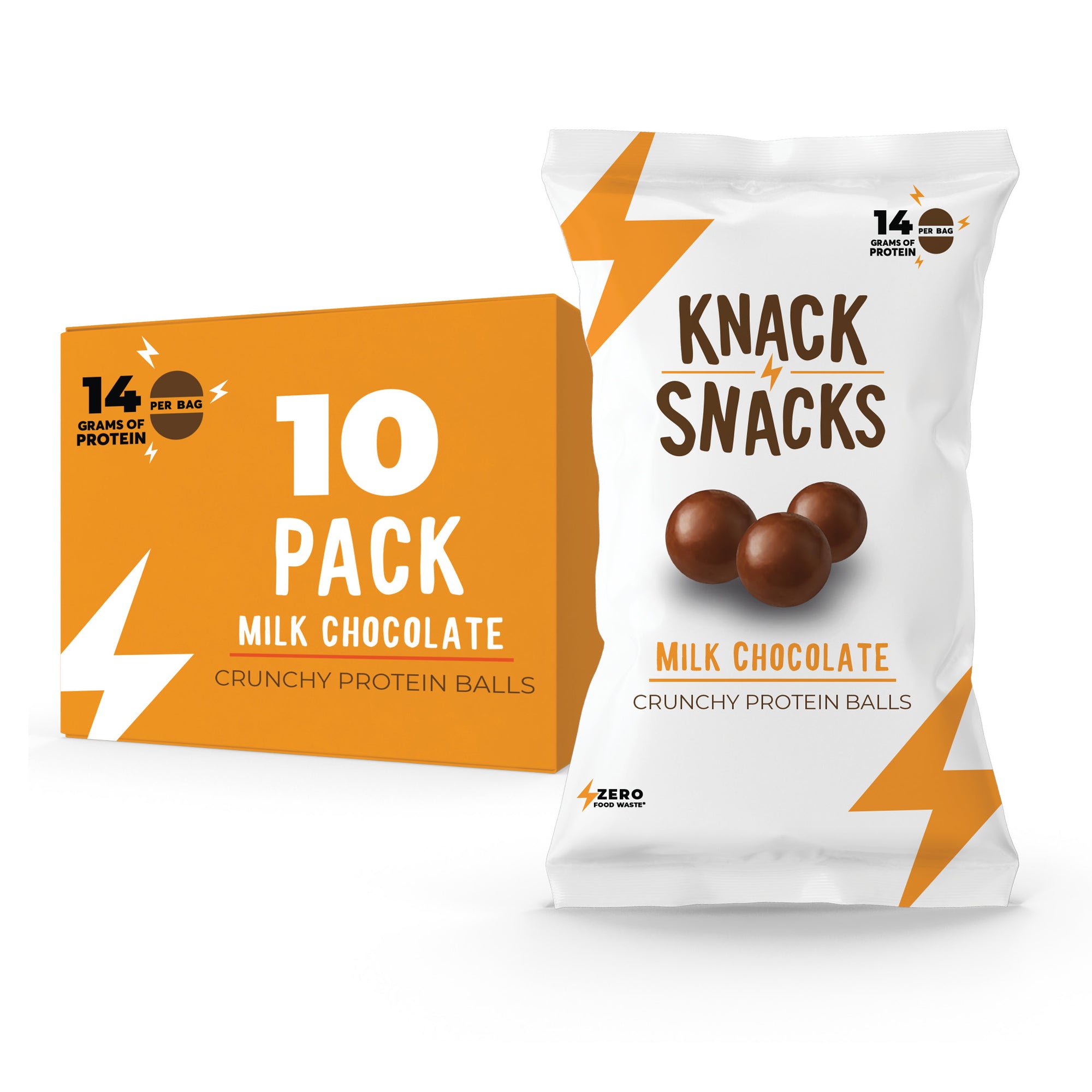 Milk Chocolate Crunchy Protein Balls (10 pack)