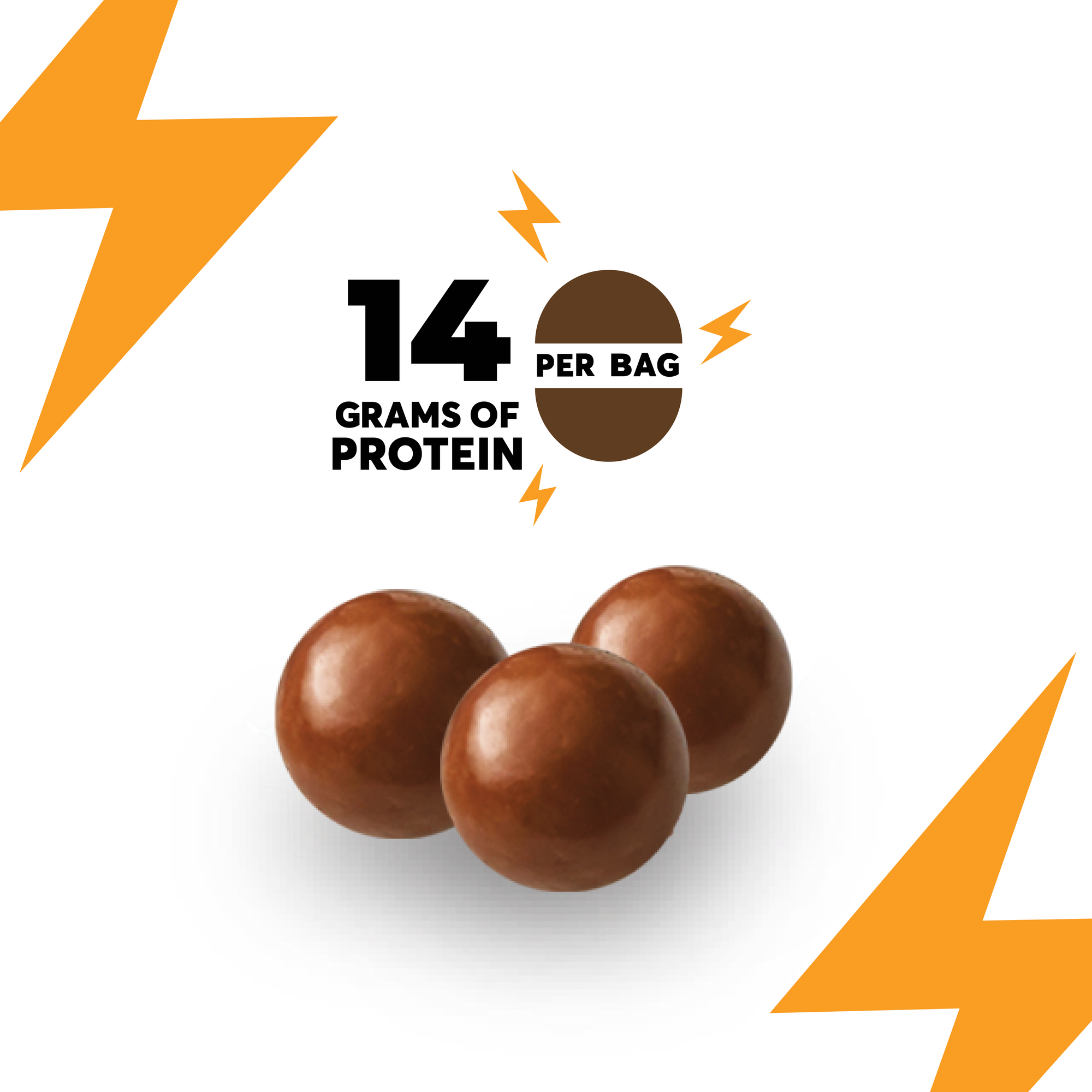 Milk Chocolate Crunchy Protein Balls (10 pack)